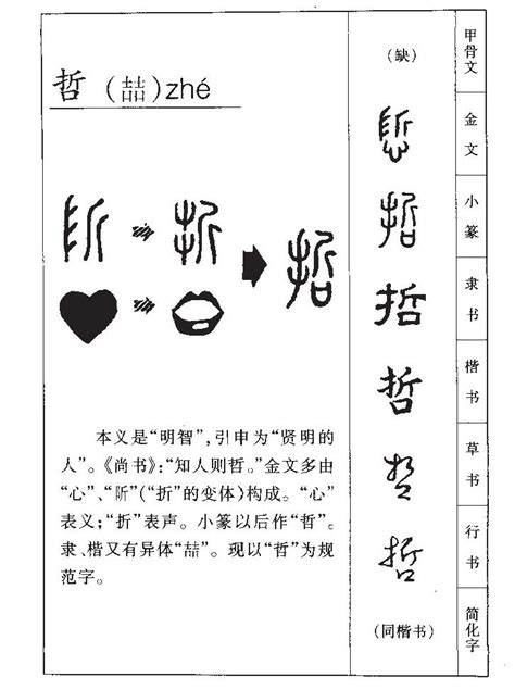 哲字五行|哲的五行属性及寓意